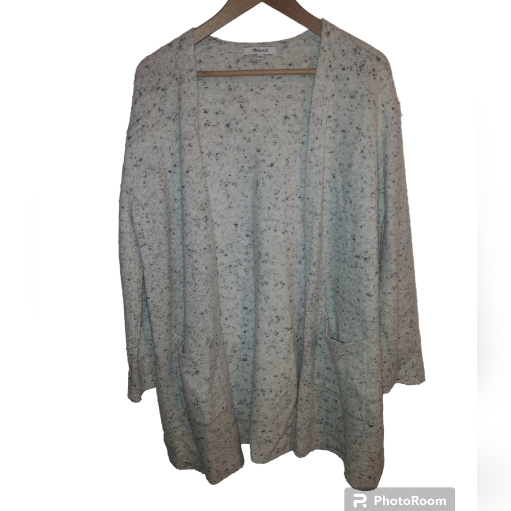Madewell speckled wool blend cardigan